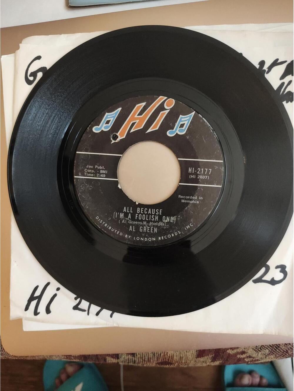 Al Green –right now right now - 7" 45RPM NM